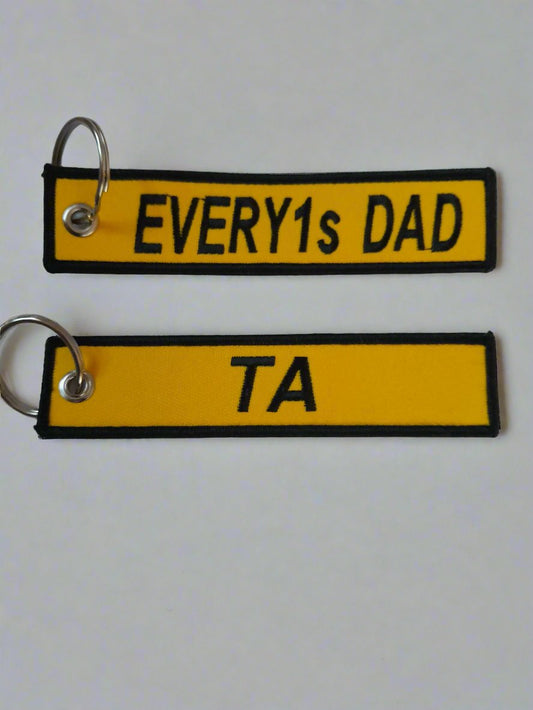 Jet Tag Key-ring Yellow